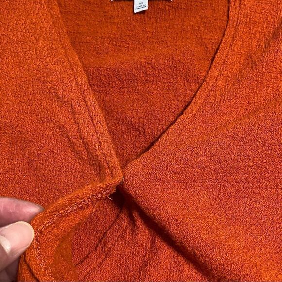 madewell Texture & Thread wrap crop top size XS - Picture 4 of 8